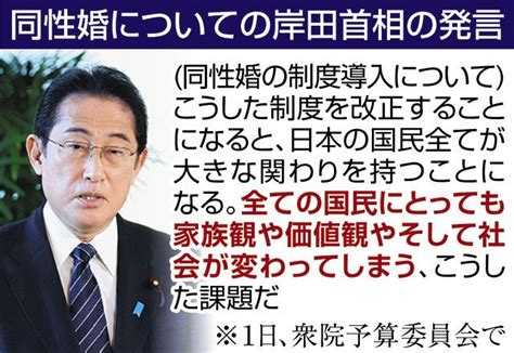 同性婚が認められない理由|岸田首相、同性婚を認めないのは「国による不当な差。